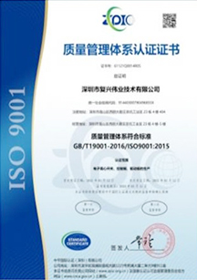 ISO Certificate