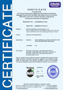 ROHS Certificate